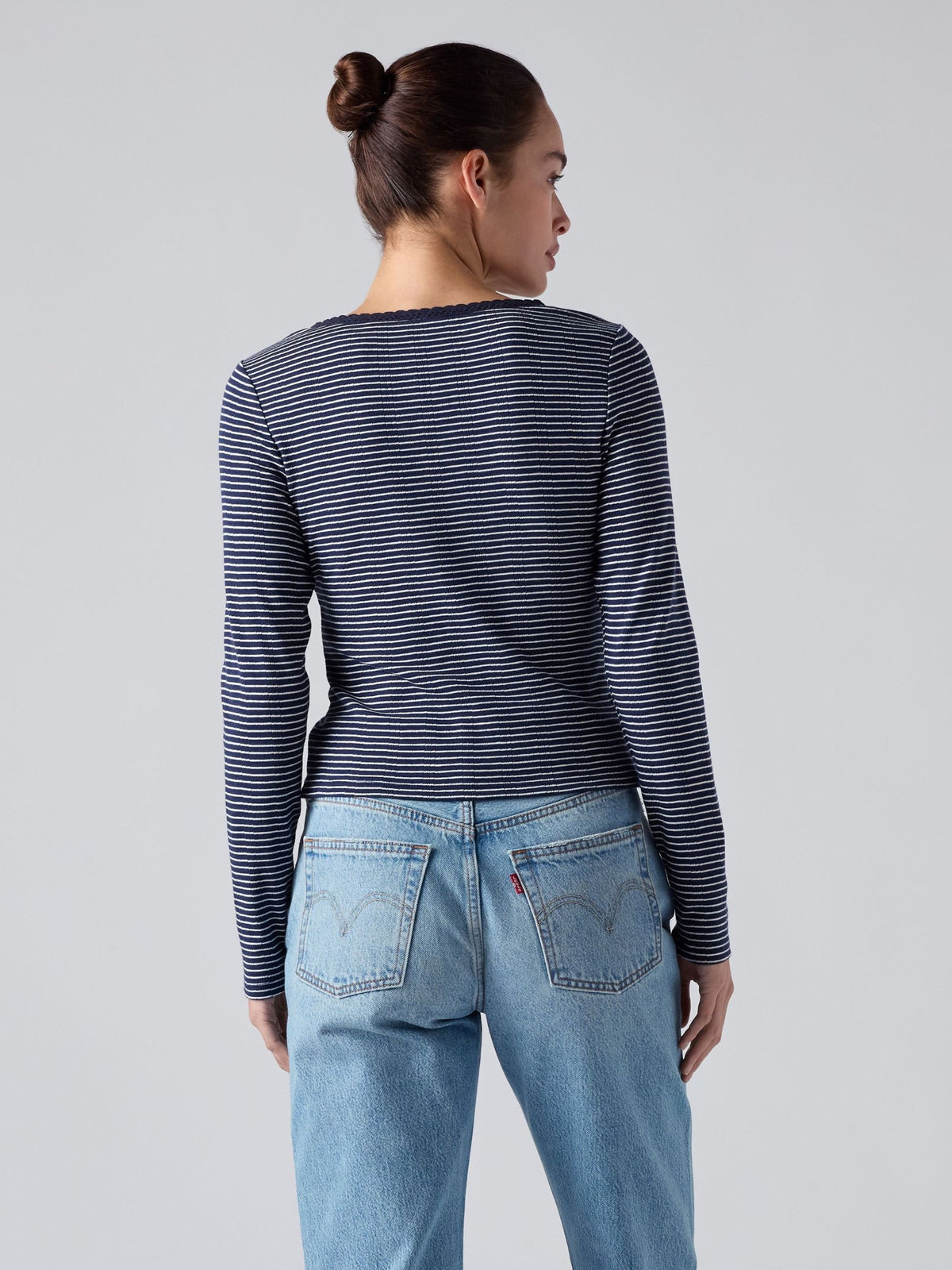 LEVI'S - Dry Goods Pointelle Longsleeve Top - 