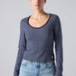 LEVI'S - Dry Goods Pointelle Longsleeve Top - 