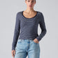 LEVI'S - Dry Goods Pointelle Longsleeve Top - 