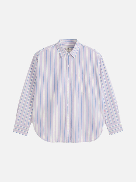 Harlie Boyfriend Striped Shirt