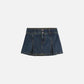 Inverted Mini Pleated Skirt