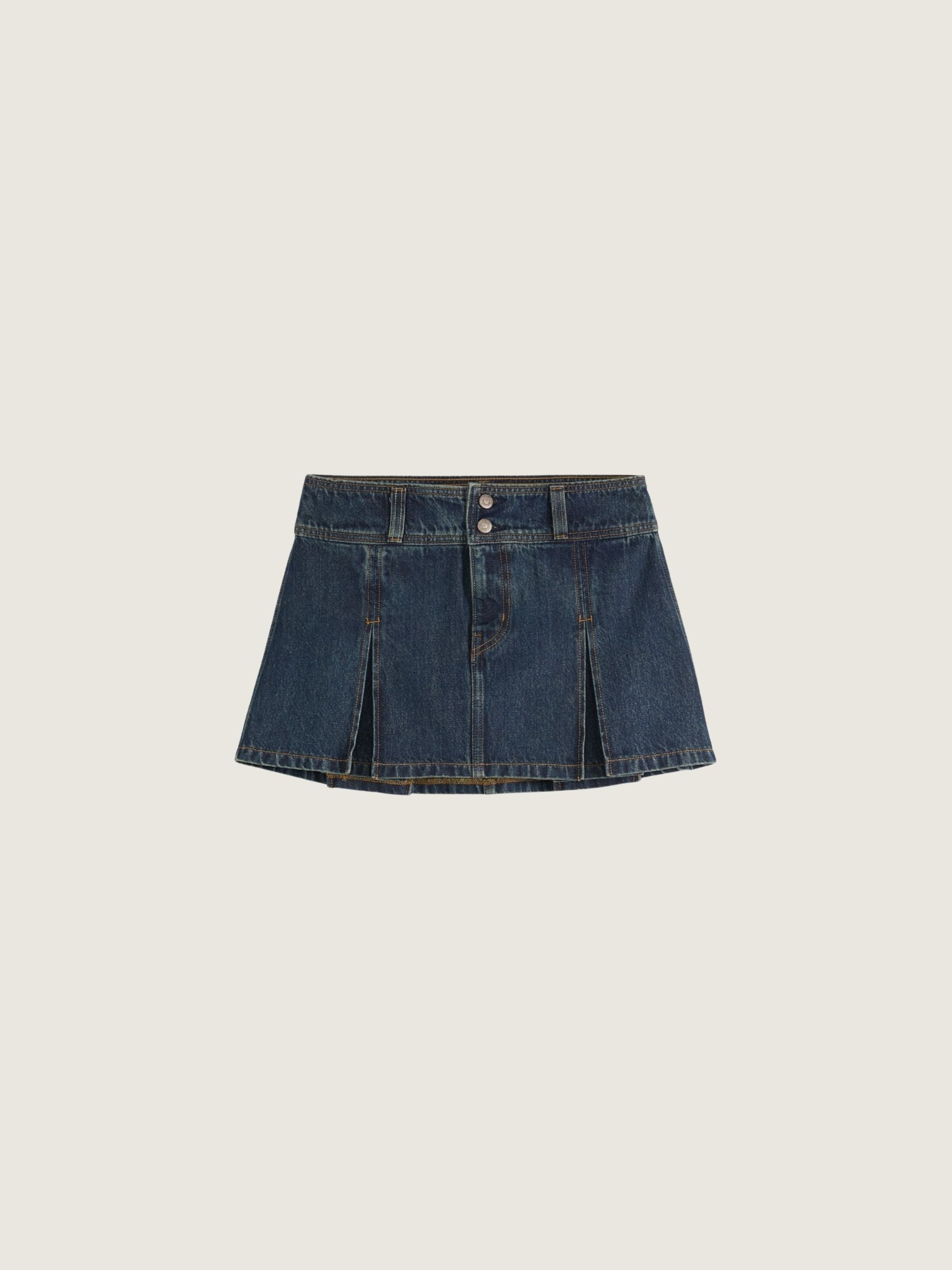 LEVI'S - Inverted Mini Pleated Skirt - 