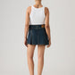 Inverted Mini Pleated Skirt