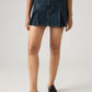 Inverted Mini Pleated Skirt