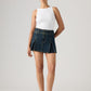 Inverted Mini Pleated Skirt