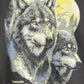 Sunset Lone Wolf Crewneck Sweatshirt