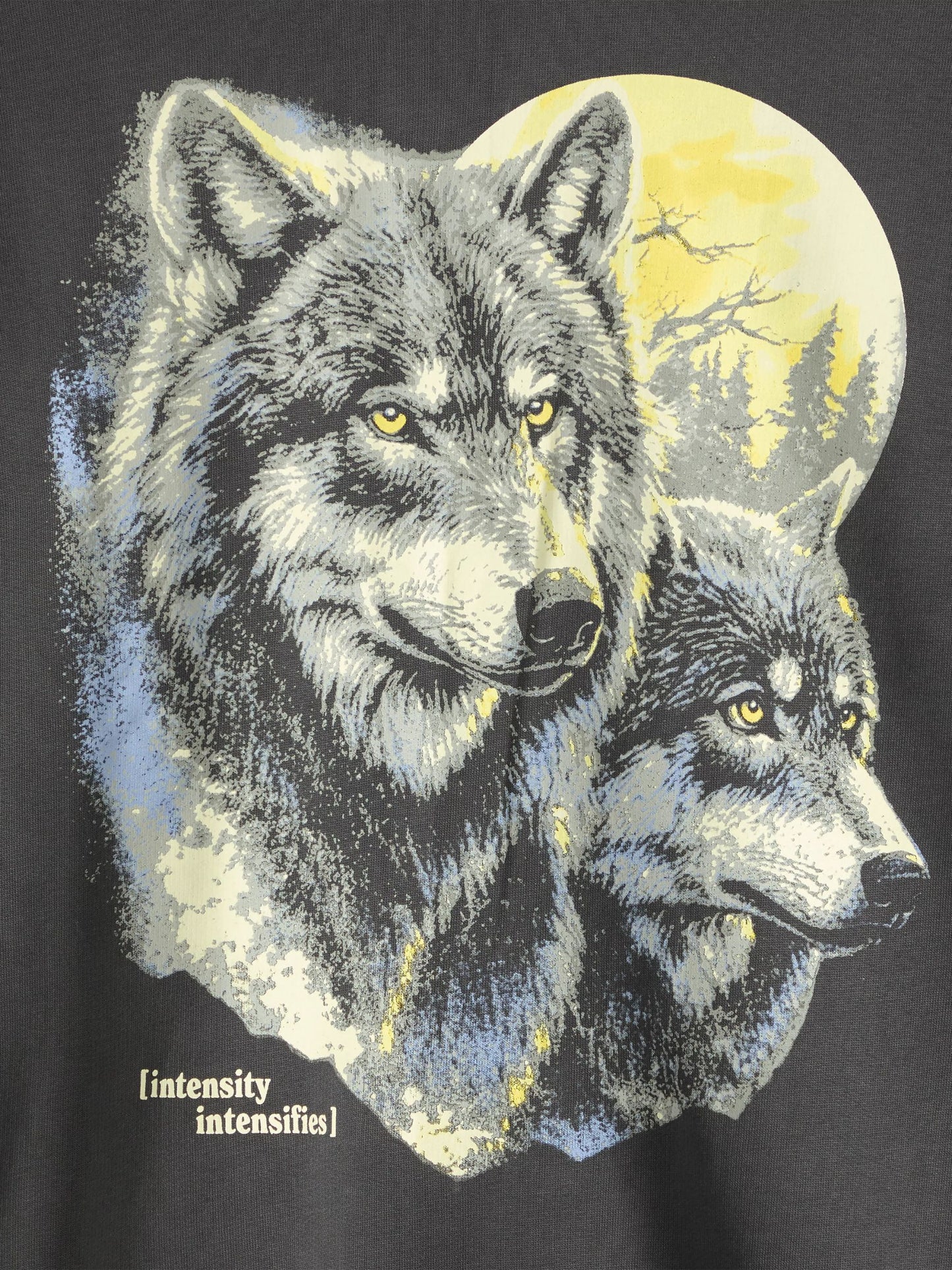 Sunset Lone Wolf Crewneck Sweatshirt
