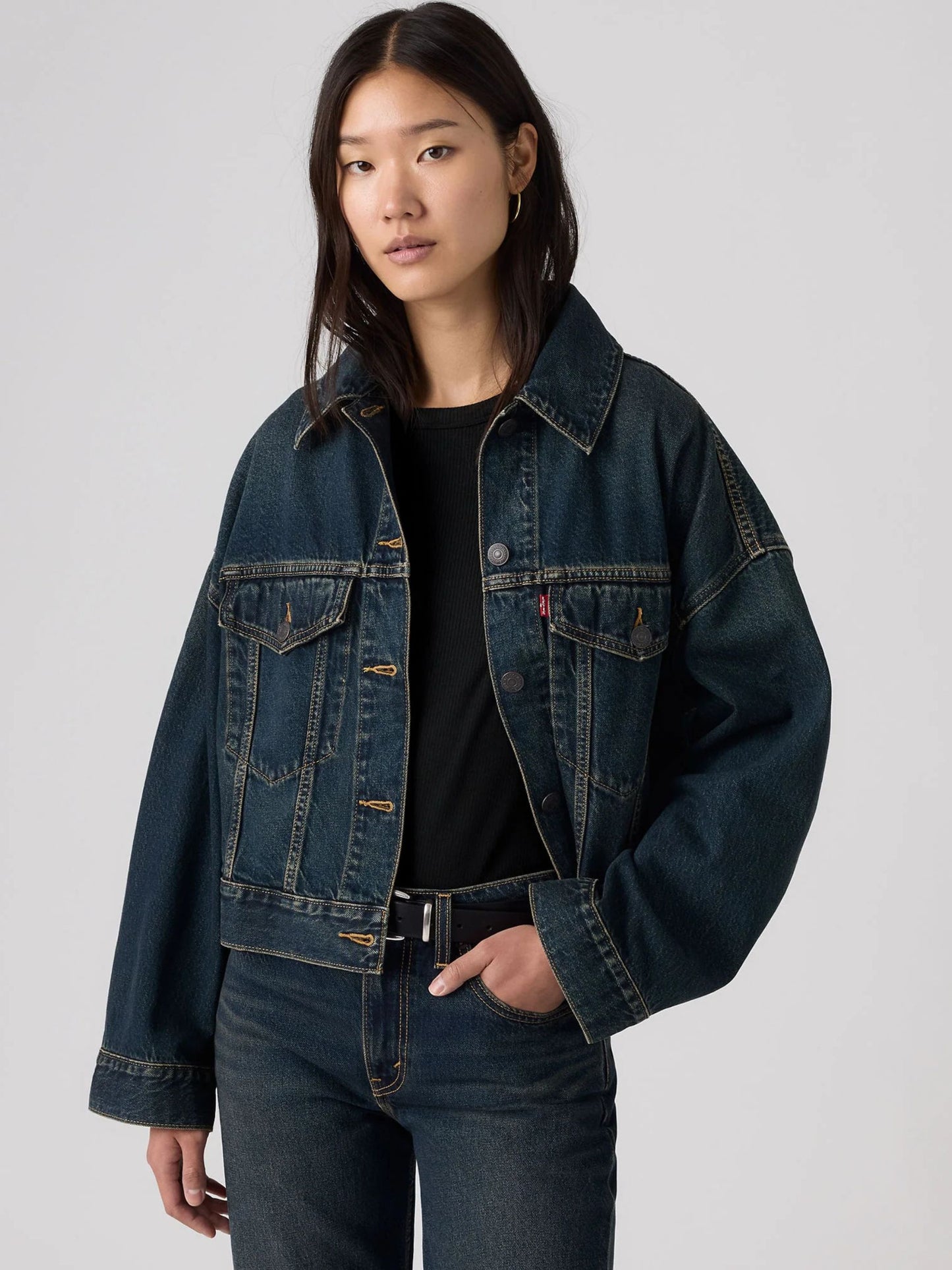 LEVI'S - Loose Crop Trucker Jacket - 