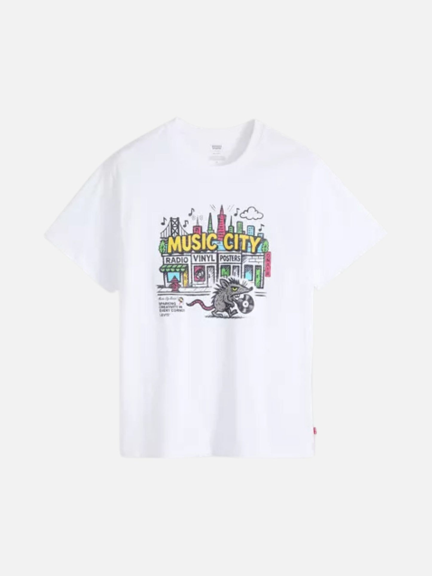 LEVI'S - Music City Vinyls Graphic T-Shirt - 