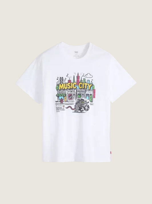 LEVI'S - Music City Vinyls Graphic T-Shirt - 