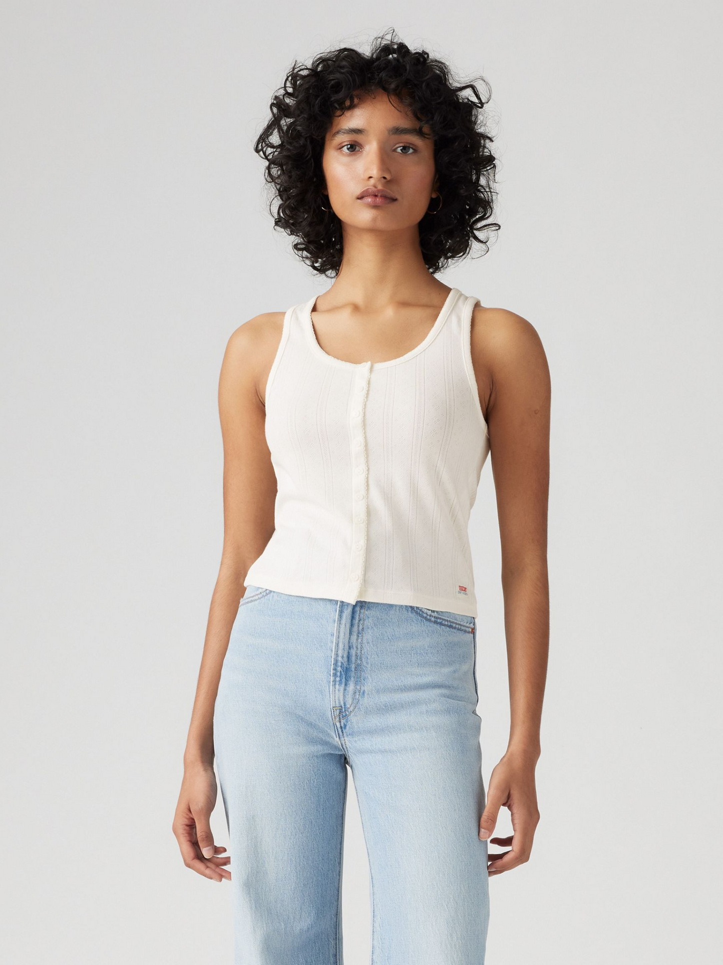 Pointelle Tank