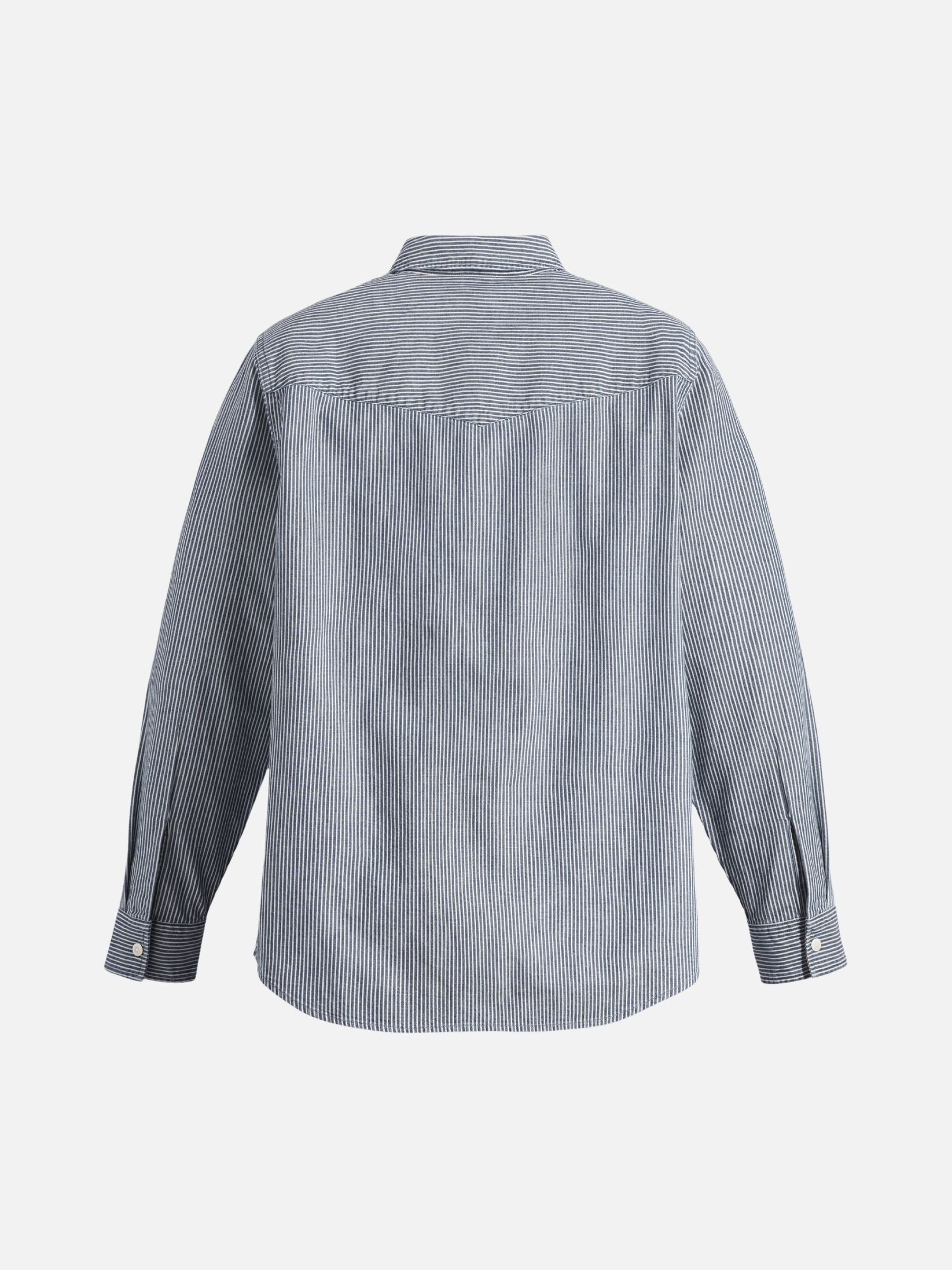 LEVI'S - Relaxed Fit Stripe Western Shirt - 