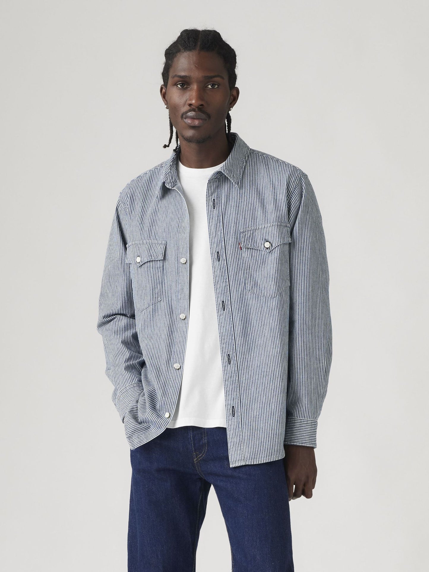 LEVI'S - Relaxed Fit Stripe Western Shirt - 