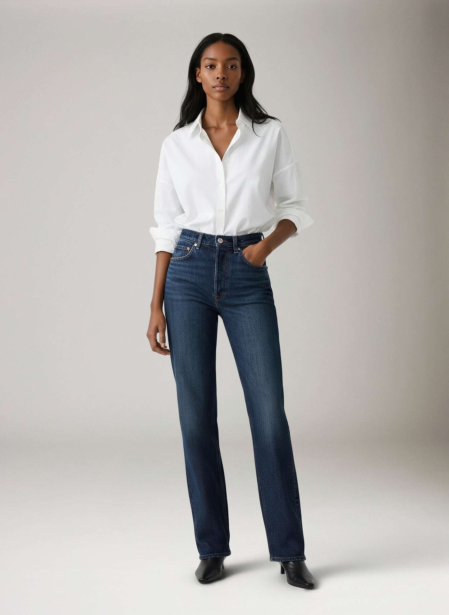 LEVI'S - Ribcage Full Length Jeans - 