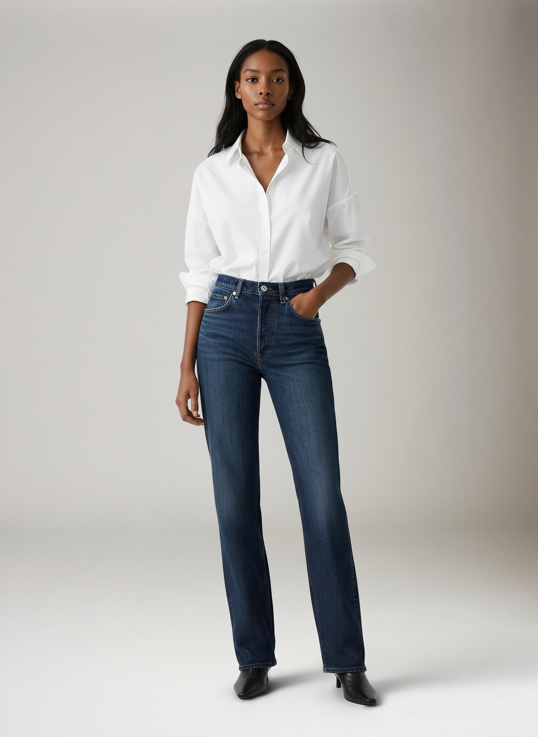 LEVI'S - Ribcage Full Length Jeans - 