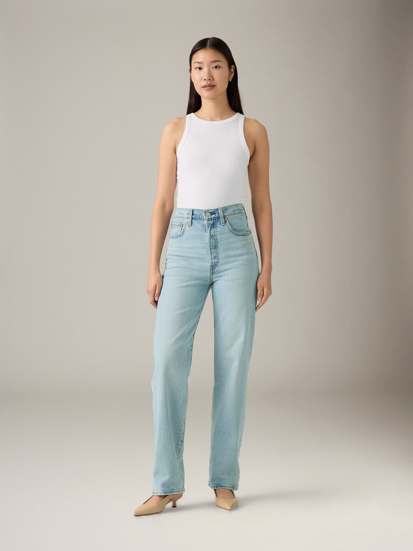 LEVI'S - Ribcage Full Length Jeans - 