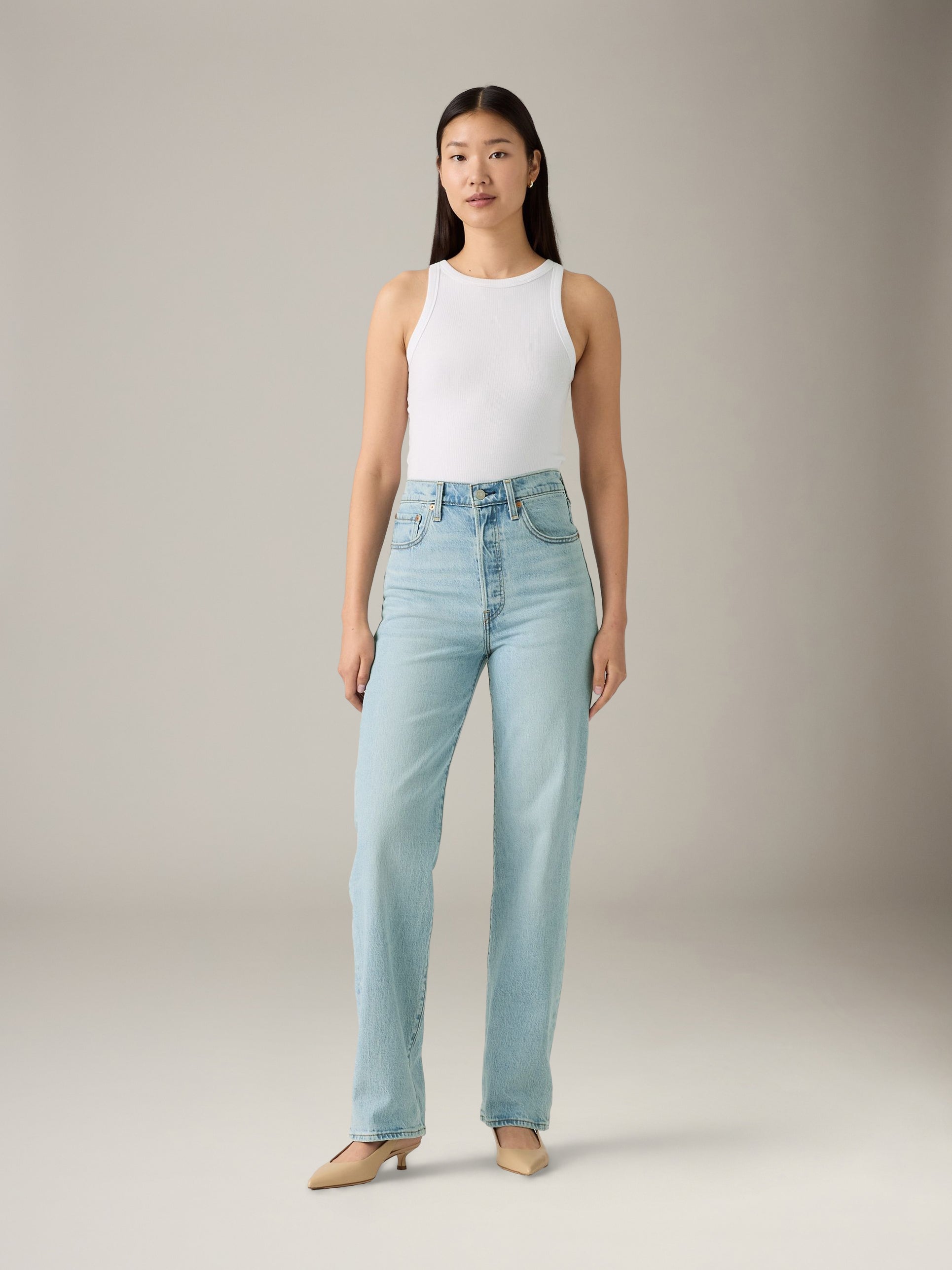 LEVI'S - Ribcage Full Length Jeans - 