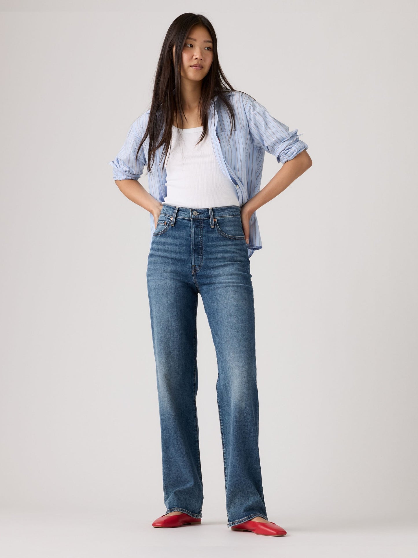 LEVI'S - Ribcage Full Length Jeans - 
