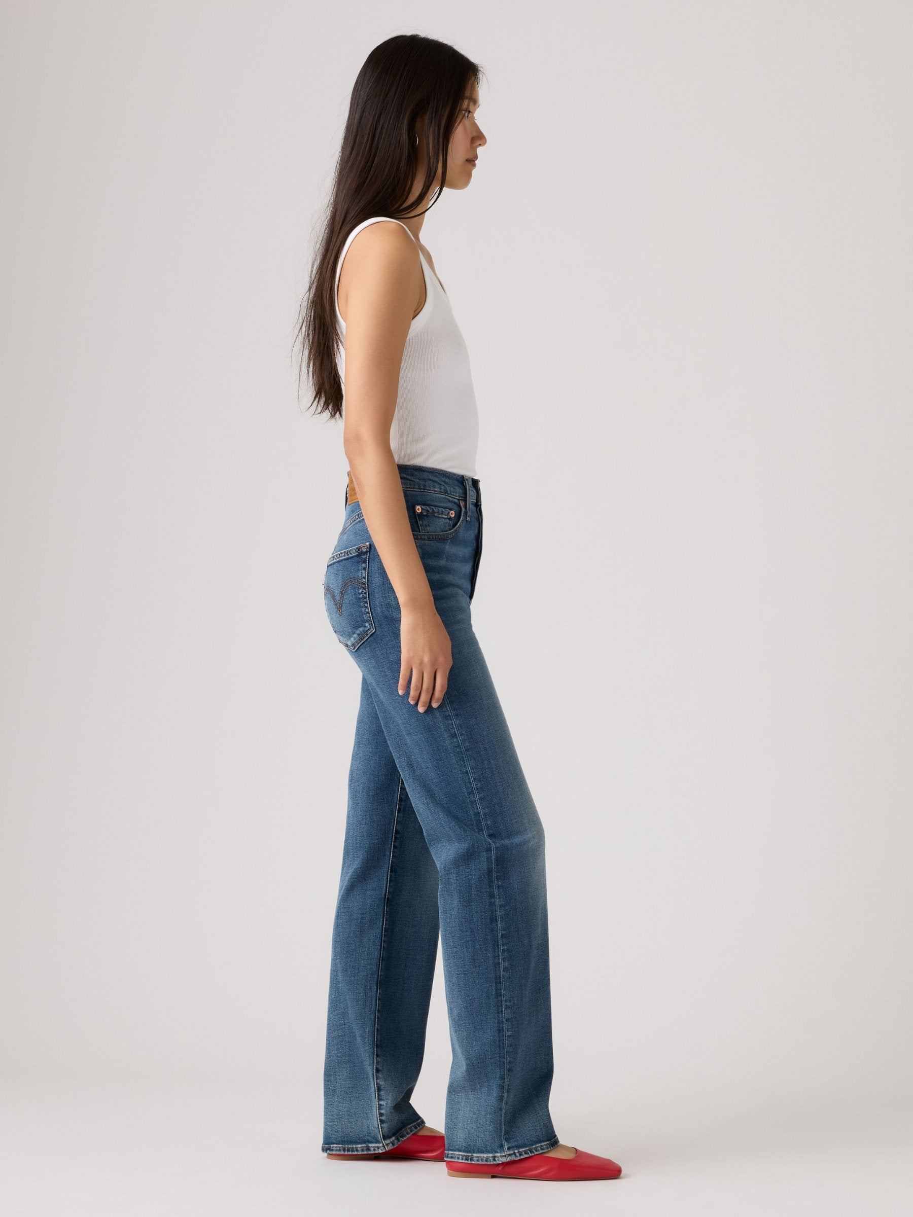 LEVI'S - Ribcage Full Length Jeans - 