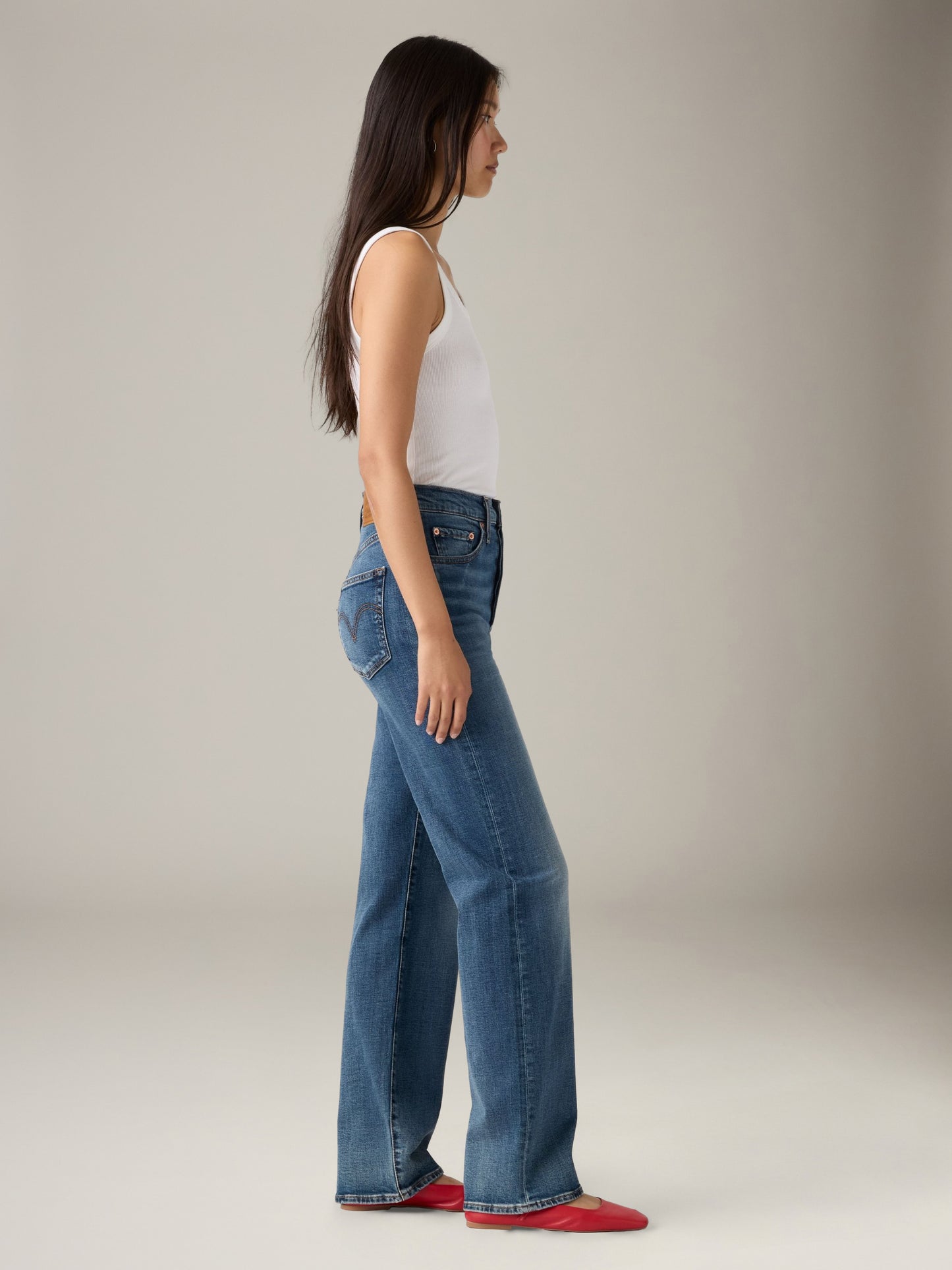 LEVI'S - Ribcage Full Length Jeans - 