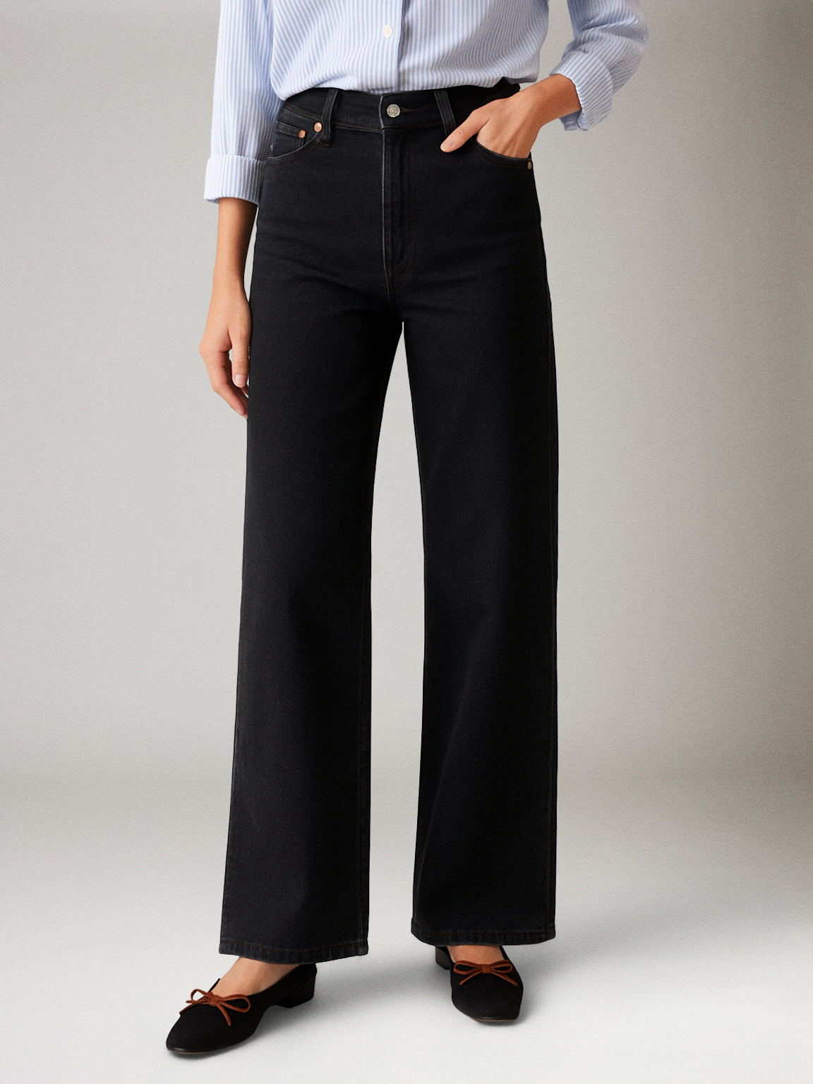 Ribcage Wide-Leg Jean - Rosie Posie – PLENTY