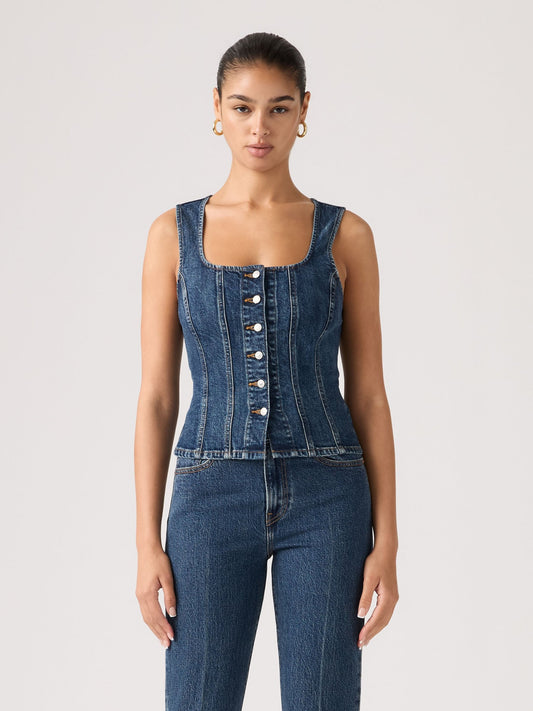 LEVI'S - Sculpted Denim Top - 