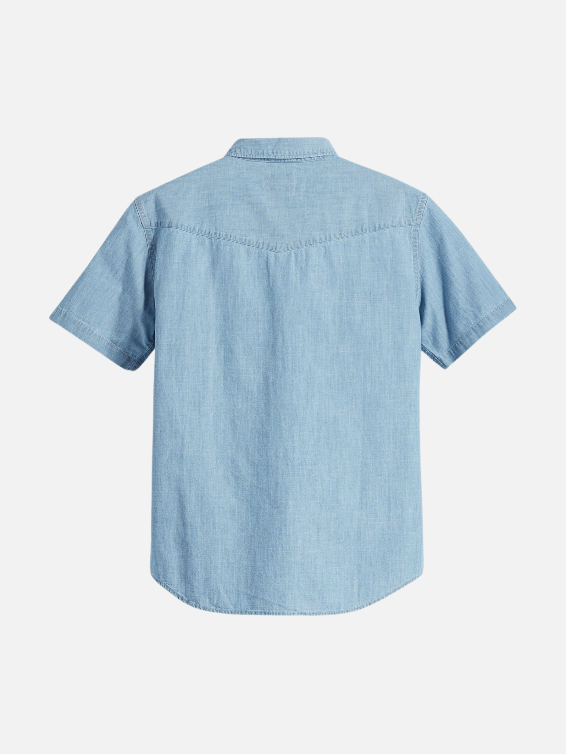 LEVI'S-Short Sleeve Relaxed Western Shirt-New Hyde Chambray
