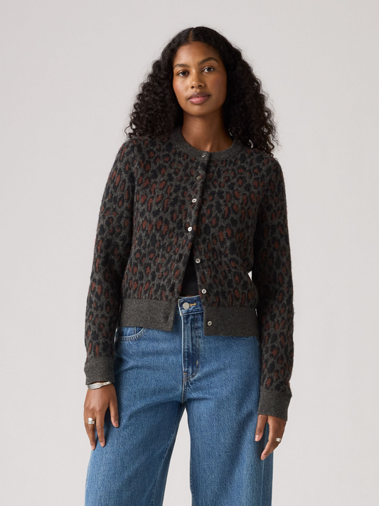 LEVI'S - Tara Wooly Leopard Cardigan - 