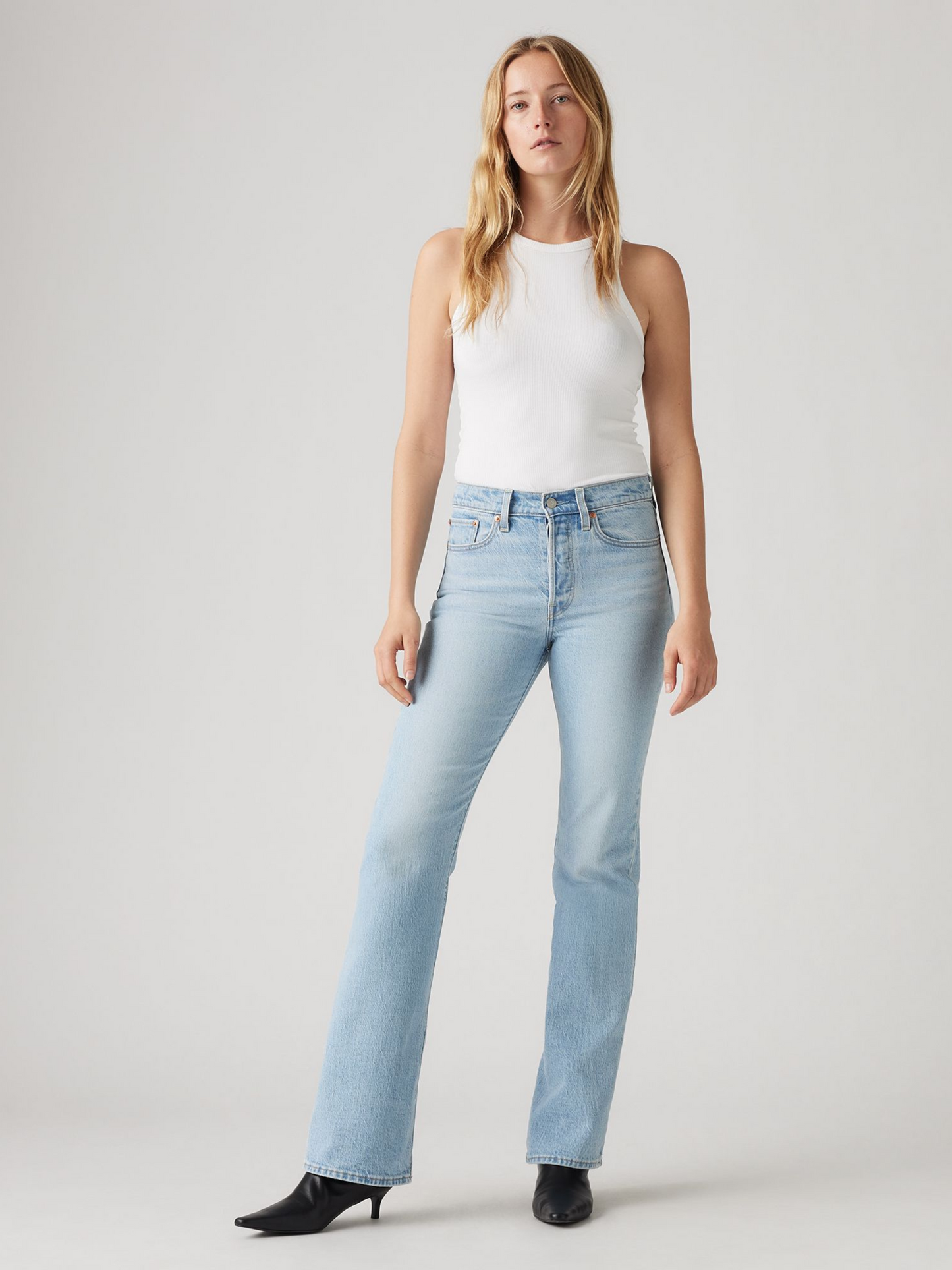 Wedgie Bootcut - Light Blue