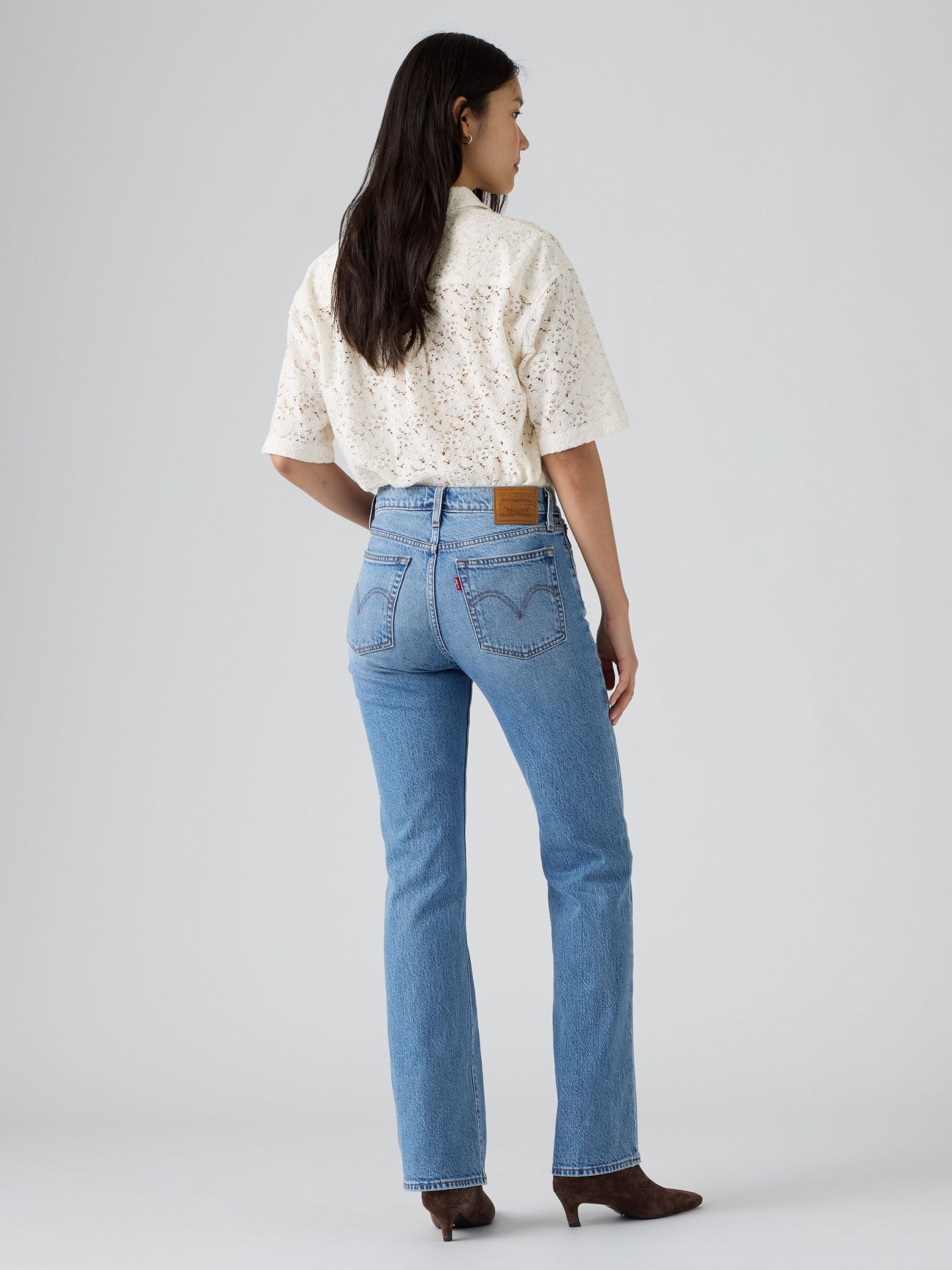 LEVI'S - LEVI'S WEDGIE BOOTCUT MEDIUM BLUE- PROBABLY HERE - 