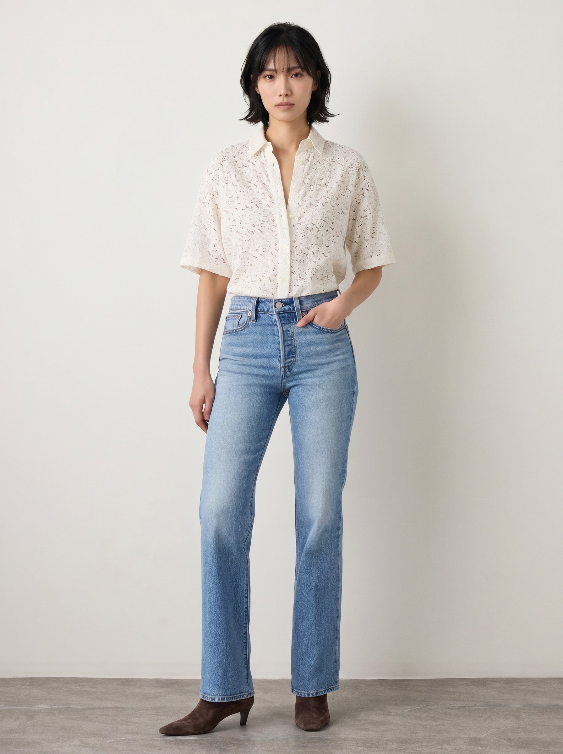 LEVI'S - Wedgie Bootcut Jeans - 