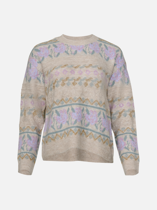 LOVEFINN - Hera Fair Isle Crewneck - 