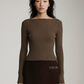 LOVEFINN - Pleated Longsleeve Top - 