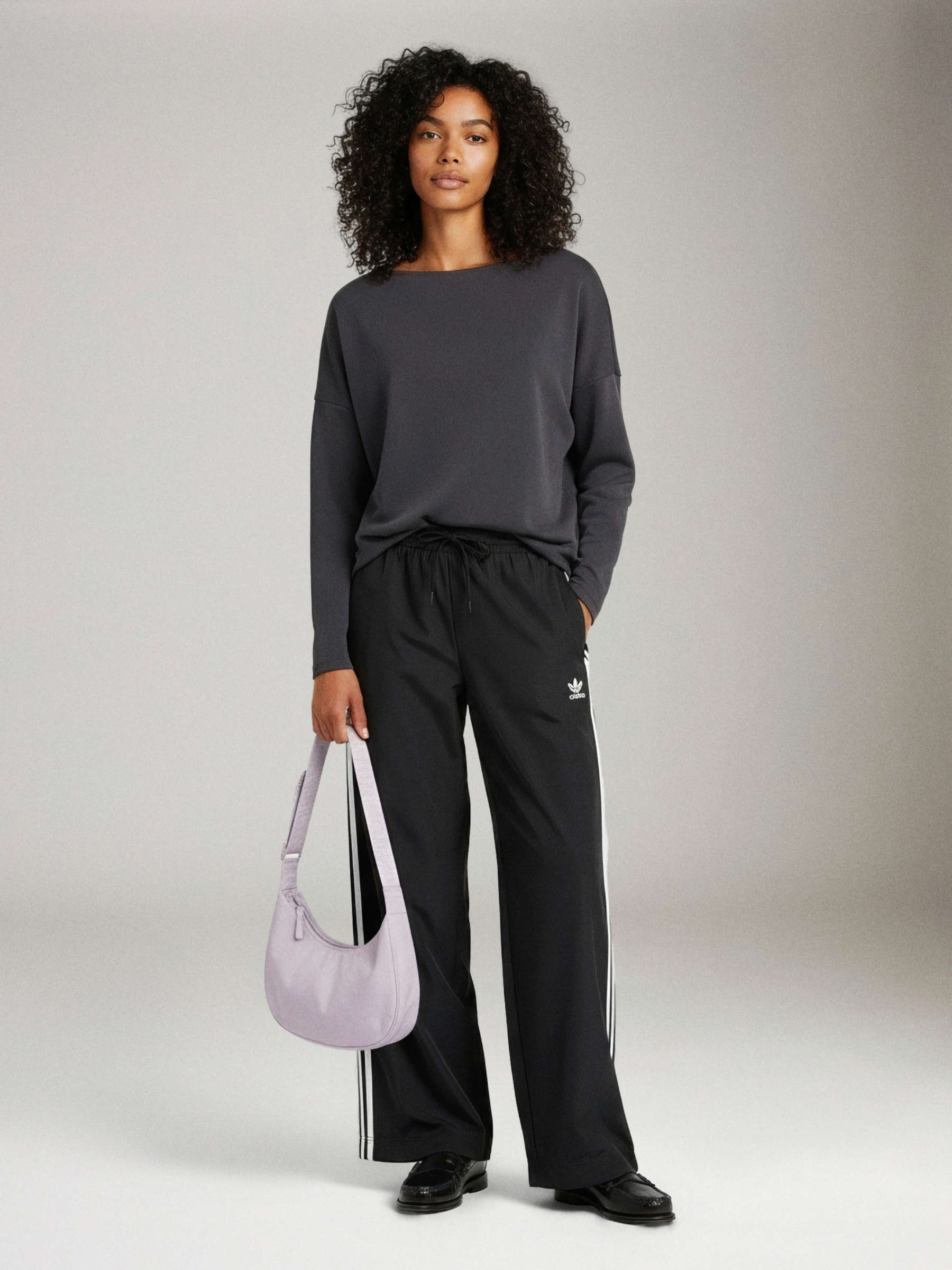 LOVEFINN - Scuba Boatneck Top - Graphite