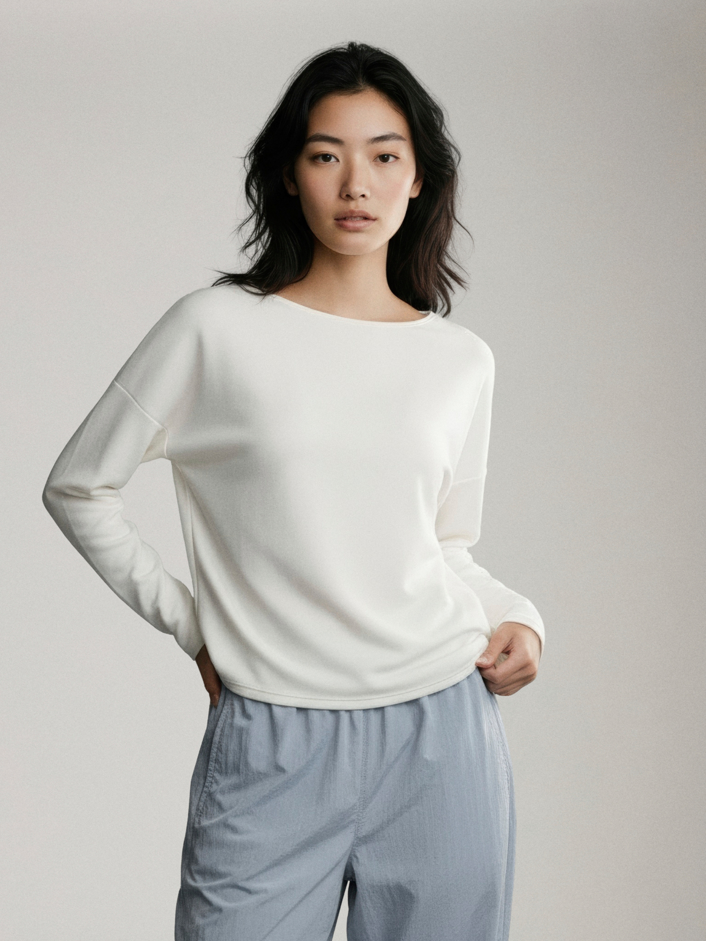 LOVEFINN - Scuba Boatneck Top - 