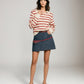 LOVEFINN - Striped Cardigan with Collar - 