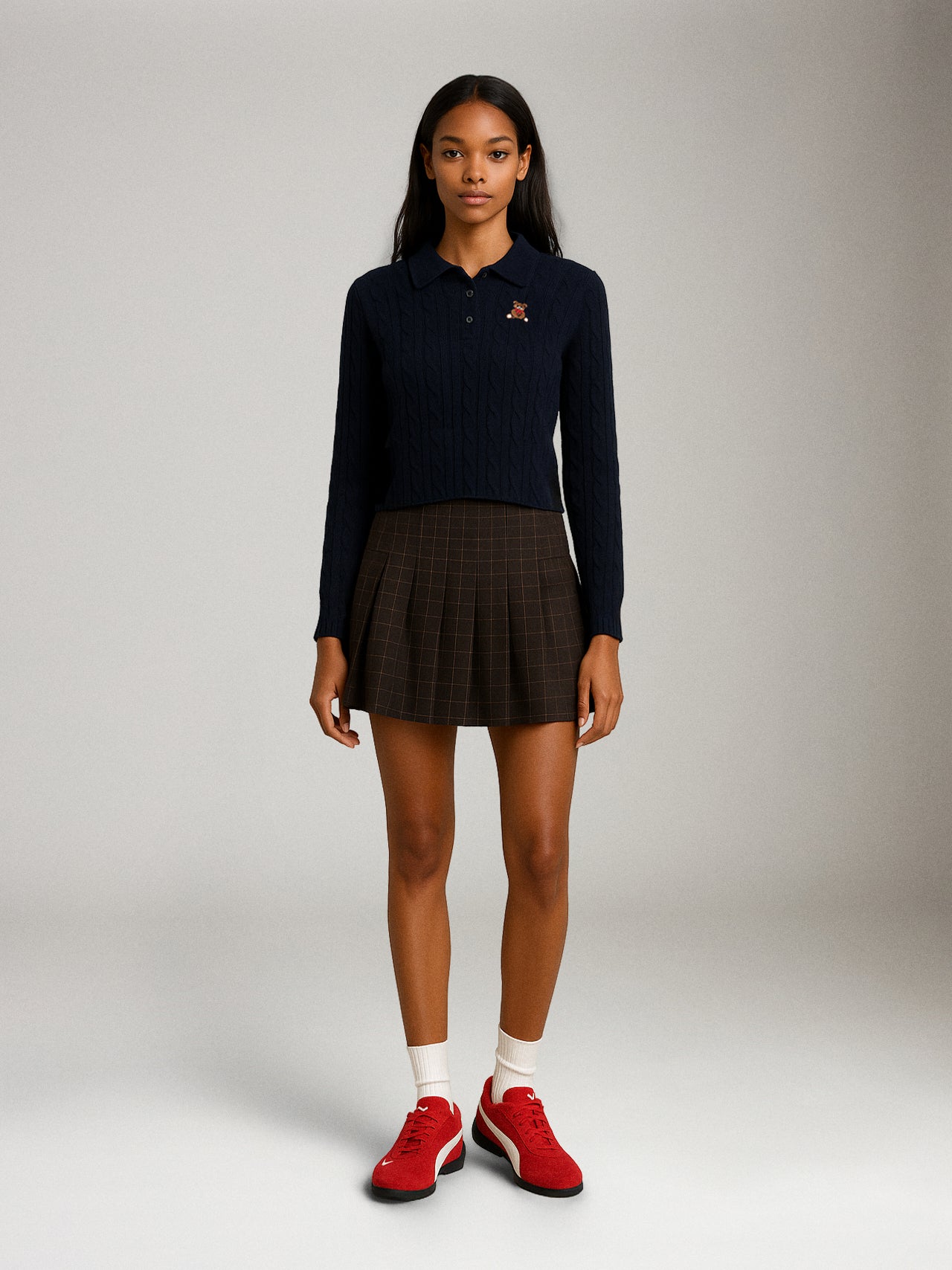 LOVEFINN - Sunita Pullover Polo Sweater - 