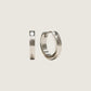 LOVER'S TEMPO - Maya 16mm Waterproof Hoop Earrings - Silver