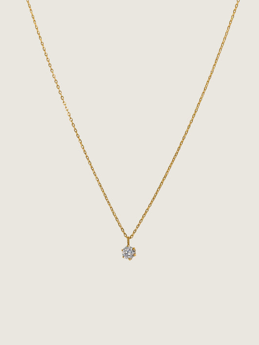 LOVER'S TEMPO - Sol Cubic Zirconia Waterproof Necklace - 