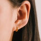 LOVER'S TEMPO - Tube 10mm Huggie Waterproof Hoop Earrings - 