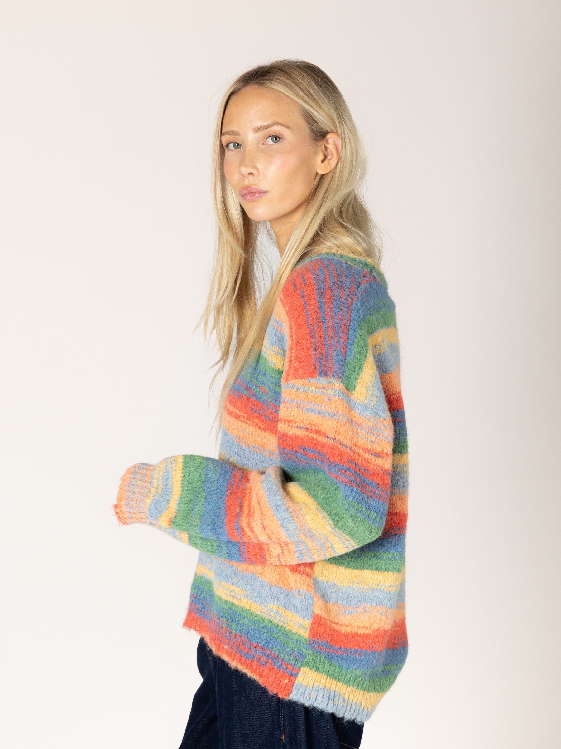 LYLA + LUXE - Abba Striped Sweater - 