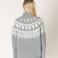 LYLA + LUXE - Aggie Fair Isle Mockneck Sweater - 