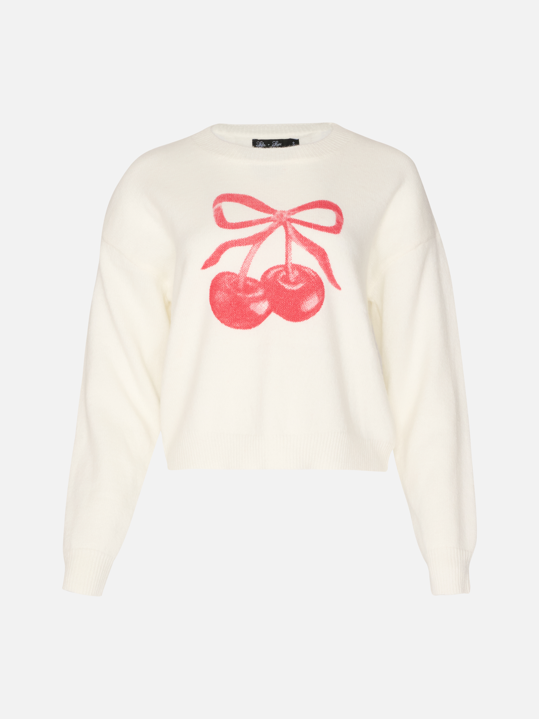 LYLA + LUXE - Avery Cherry Crewneck Pullover - 