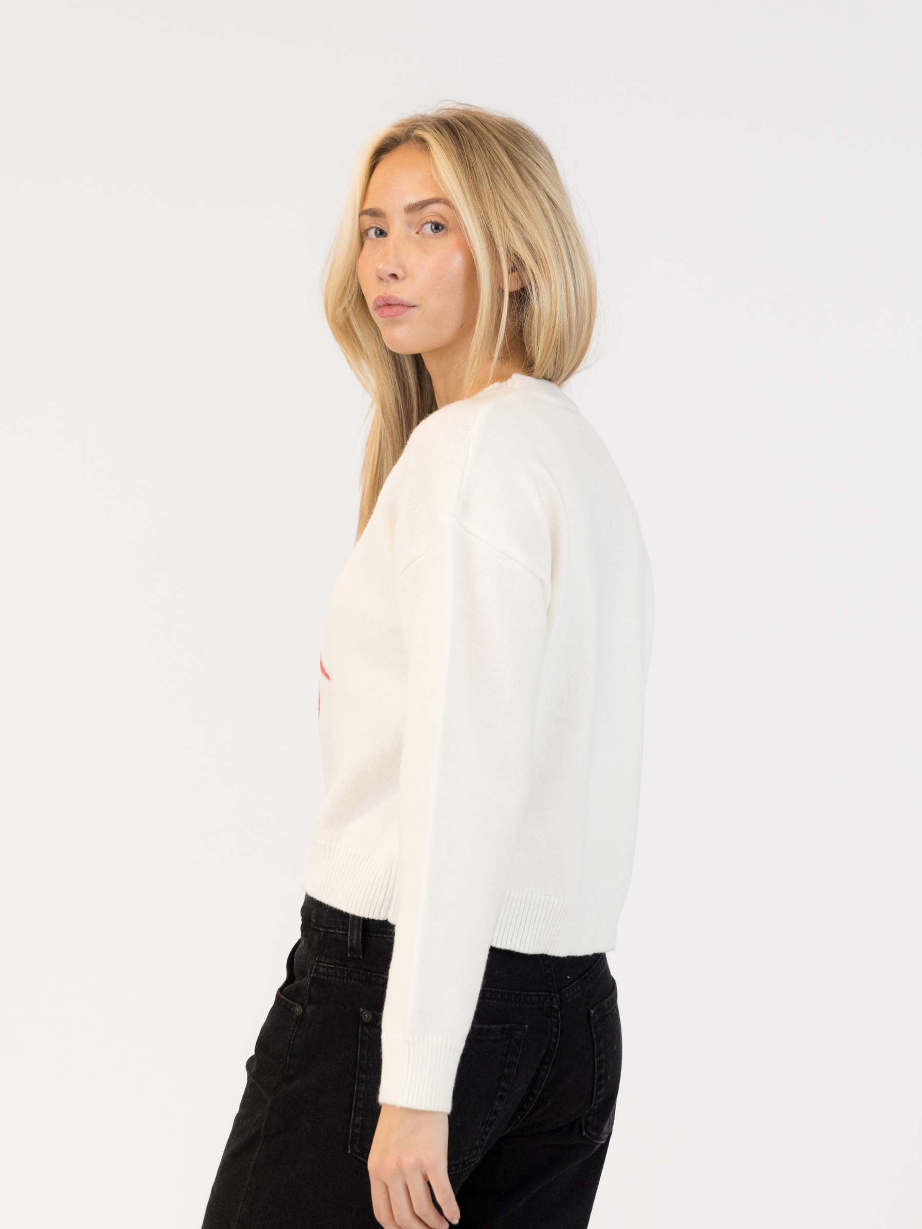 LYLA + LUXE - Avery Cherry Crewneck Pullover - 