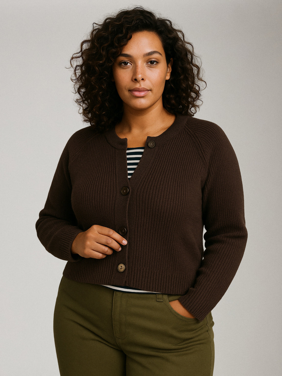 LYLA + LUXE - Belle Ribbed Cardigan - 