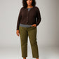 LYLA + LUXE - Belle Ribbed Cardigan - Chocolate Brown