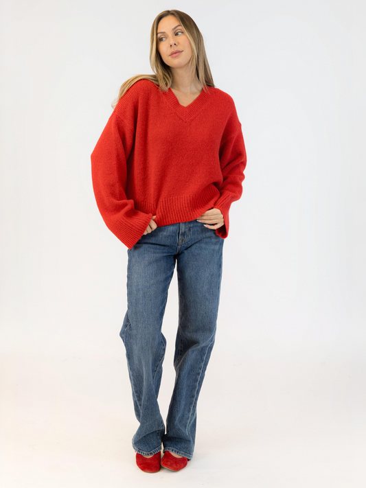 Etta Eco V-neck Sweater