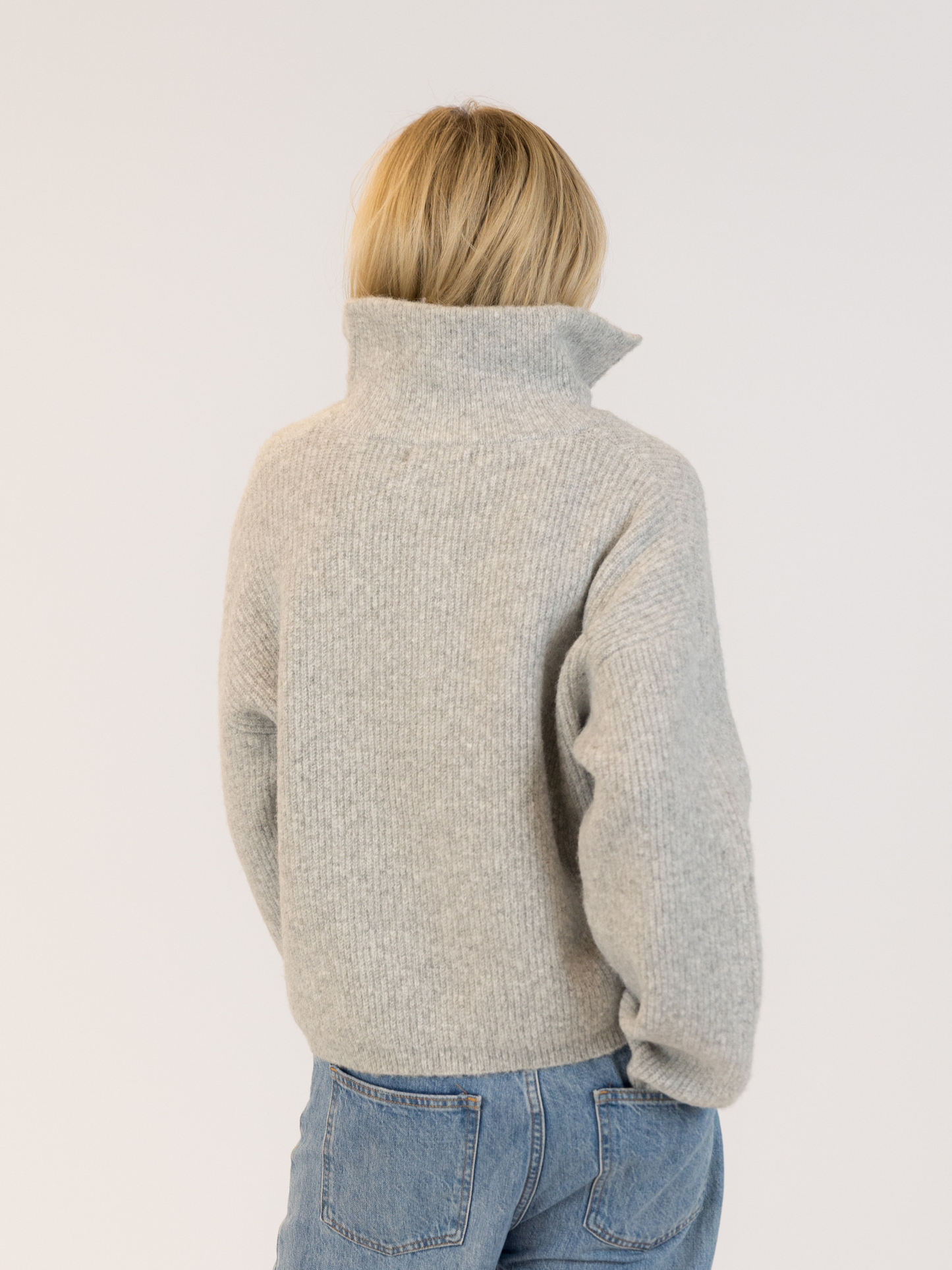 Eva Eco Mockneck Pullover Sweater