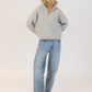 Eva Eco Mockneck Pullover Sweater
