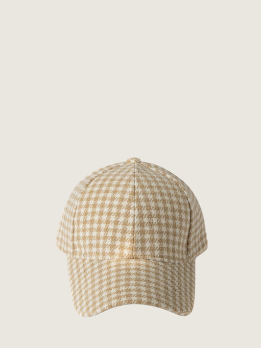 LYLA + LUXE - Houndstooth Baseball Hat - 